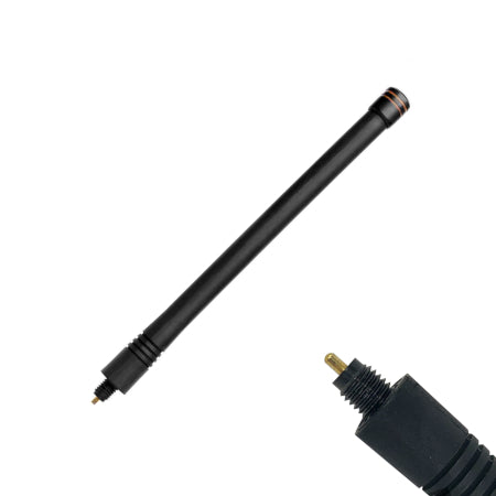 5.5 Inch Antenna, VHF 150-162 MHz, DP-NC1C for Harris XG-25P with connector visible