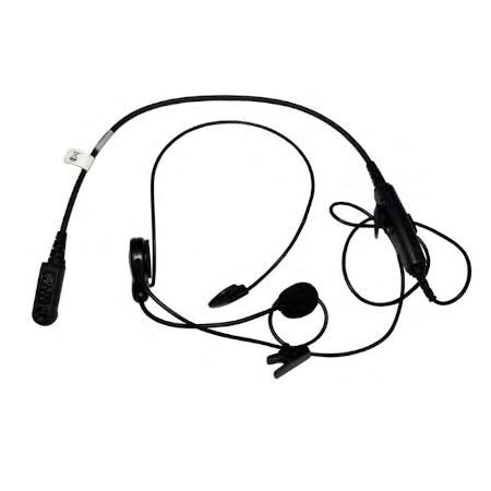 Lightweight BTH Headset, Dual Ear, In-Line PTT, XL-AE2C for Harris XL-200P
