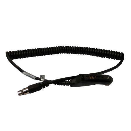 Dual Muff Headset Coiled Cord for BK KNG-P, KNG2-P Handheld Radios