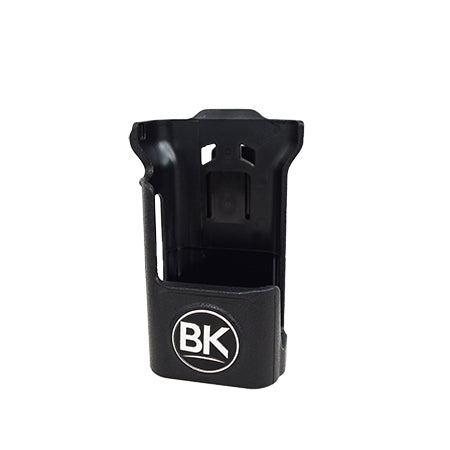 BKR0405 belt clip holster front view with BK logo visible