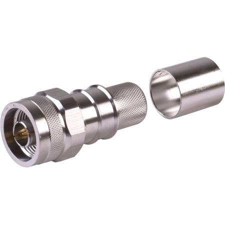 N-Male Hex Head Crimp On Connector for LMR600 Coax