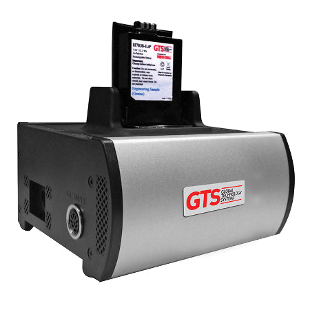 GTS Single Desktop charger for Harris XG-25, XG-75, P5300, P5400, P7300 with battery in it