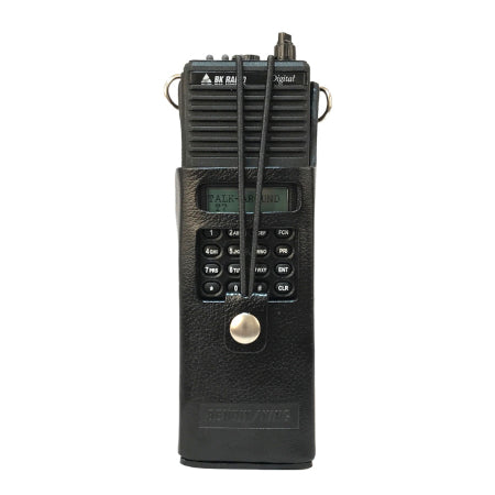 Standard Leather Holster with LCD Window, LAA0425 for DPH, GPH with a radio in it
