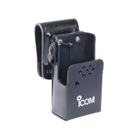 Leather Holster, LCF3000 Swivel - Closed Front with Swivel Belt Loop for iCOM IC-F3001, IC-F4001 IC-F3101D, IC-F4101D Portable Radios