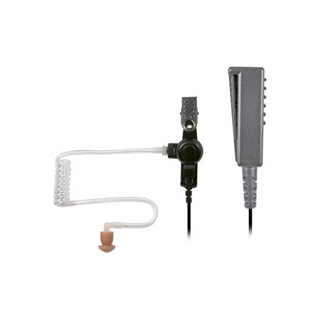 2-Wire  Surveillance Mic, AAIC5SRMMSW - Includes Lapel Mic with PTT and Accoustic Tube Earpiece for iCOM IC-F3261, F4261, F9011, F9021, IC-4263DT, IC-F52, IC-F62, IC-F3400, IC-F4400, IC-F7010, IC-F7040 and IC-M85 Handheld radios