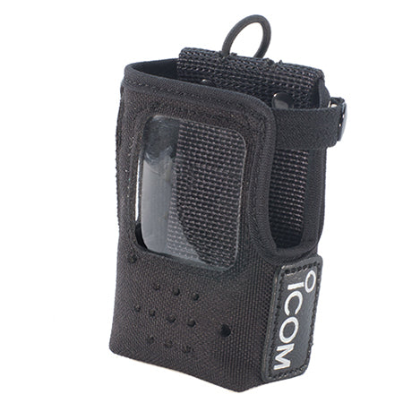 Nylon Holster, NCF1052C - Closed Front with Belt Clip for iCOM IC-F52D & IC-F62D Portable Radios