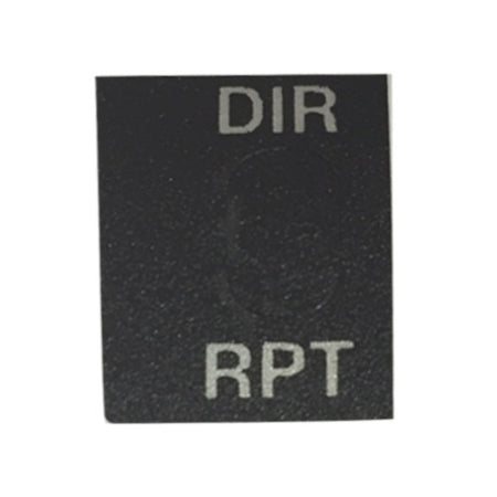 Top Plate DIR/RPT Sticker - DPHCMD and GPHCMD