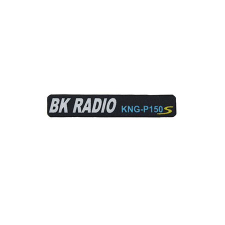 KNG Name Inlay Sticker, 2509-30990-505 - for RELM BK Radio KNG-P150S