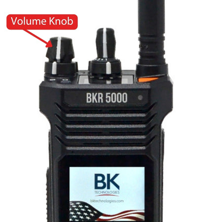 Replacement Volume Knob, BKR0034 for BKR5000 Radios