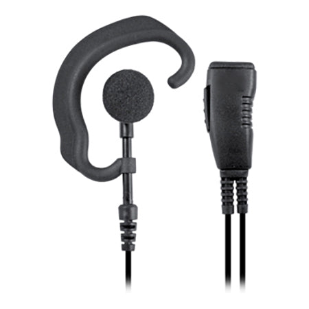 1-Wire Surveillance Mic, AAMO8SRMMSE - with Earhook Ear Piece and Lapel PTT/Mic for Motorola APX1000, APX4000, APX6000, APX7000, APX8000, XPR6300, XPR6500, XPR6550, XPR6100, XPR6350, XPR6580, XPR7550, XPR7580, DP3400, DP460LE, DP4400, DP4800 Portable Radios