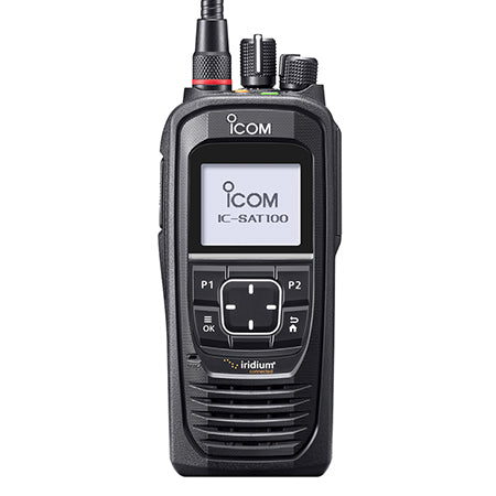 SAT100 16 EXP	HHSATICIRL		Satellite PTT handheld using Iridium's satellite network. This product requires training certification in order to purchase. Contact your Icom Representative for details.